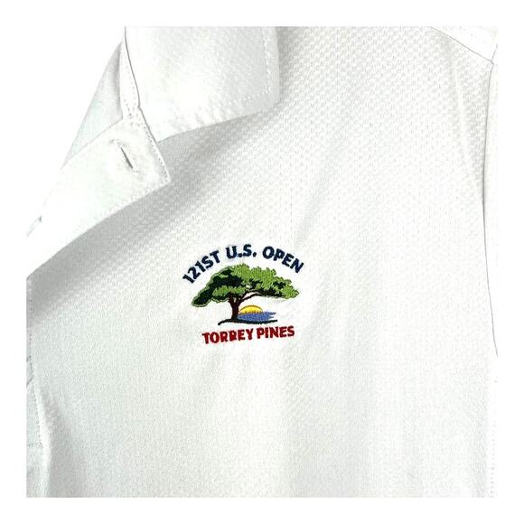 U.S. Open Torrey Pines 121st White Polo Men's XL - Picture 2 of 4